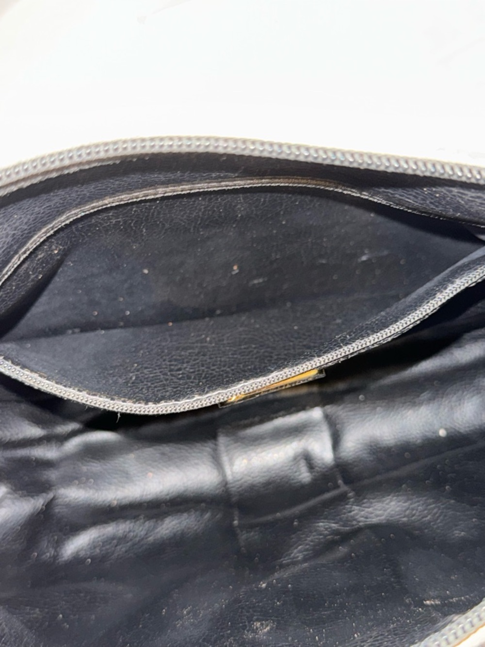 Vintage Fendi Pequin Checker Crossbody / Shoulder Blag Brown Zucca PVC Chain Bag - Picture 11 of 11